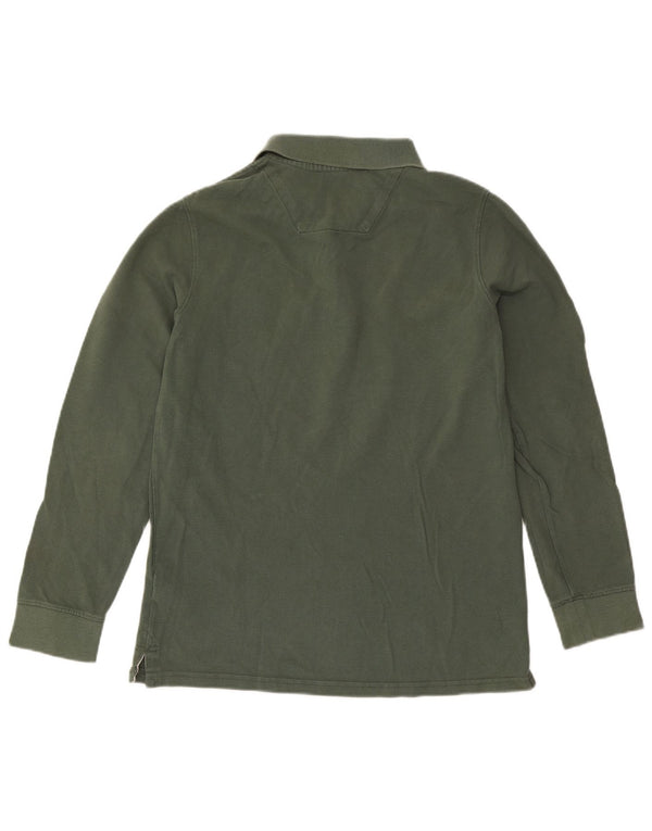 Timberland Polo Slim Fit à Manches Longues pour Homme Grand Coton Kaki