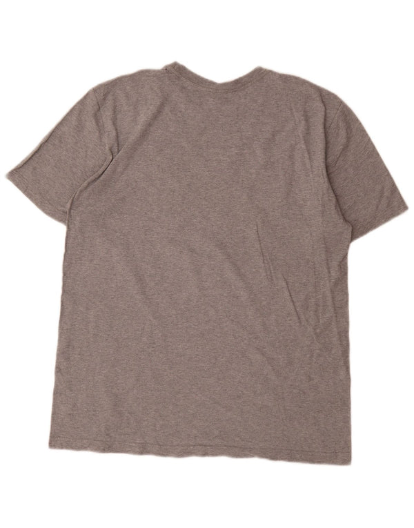 Nike T-shirt graphique pour homme, grand, gris moucheté