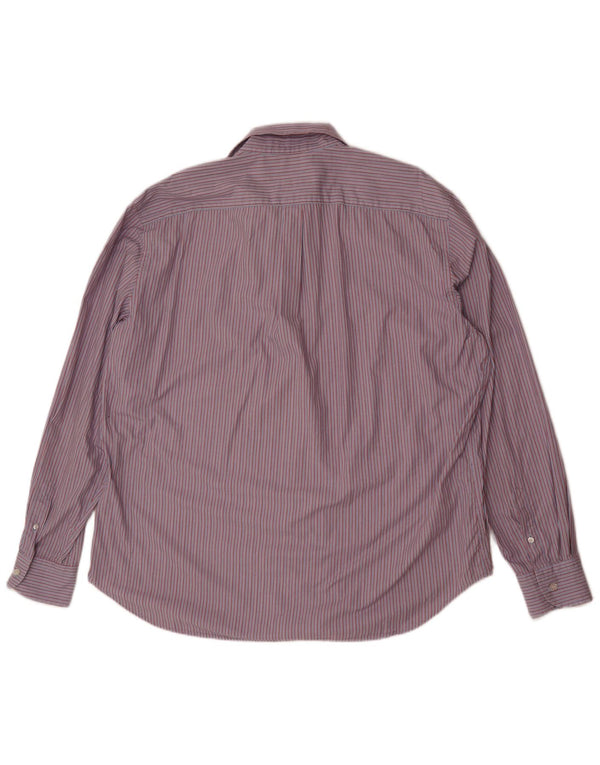 Harmont & Blaine Chemise homme 3XL Coton à fines rayures rouge