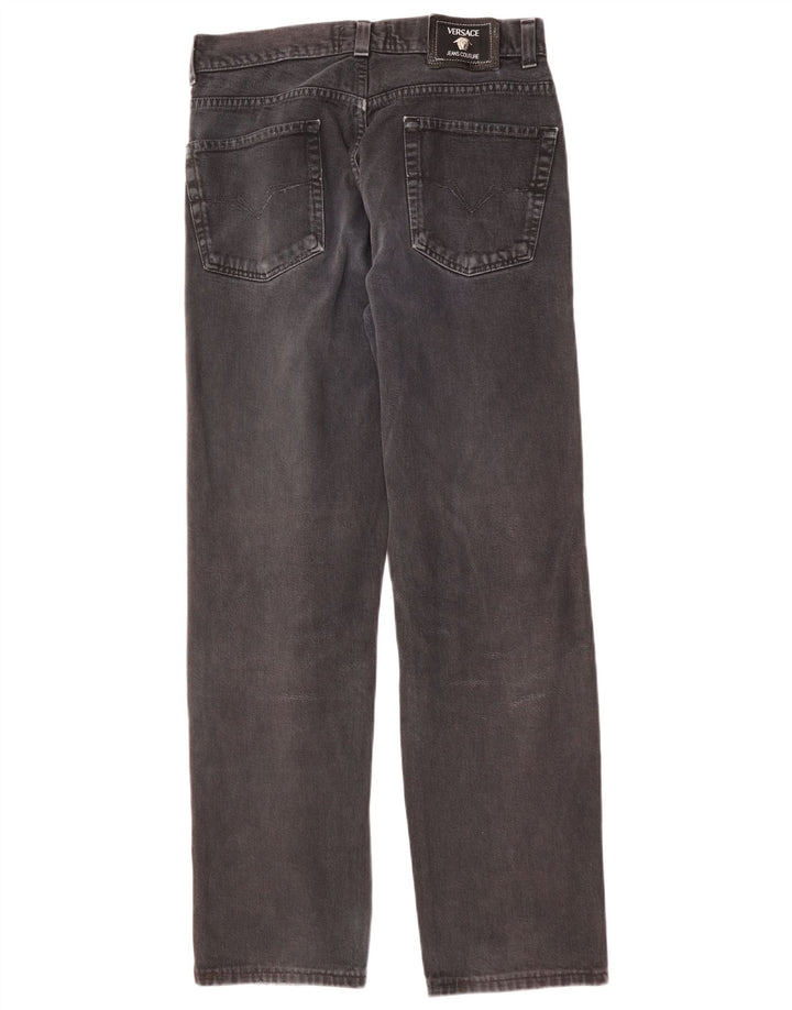 VERSACE Jean droit homme W34 L31 gris coton