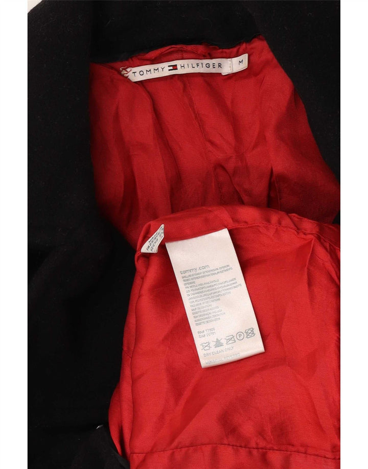 Tommy Hilfiger Caban Femme UK 12 Laine Noir Moyen