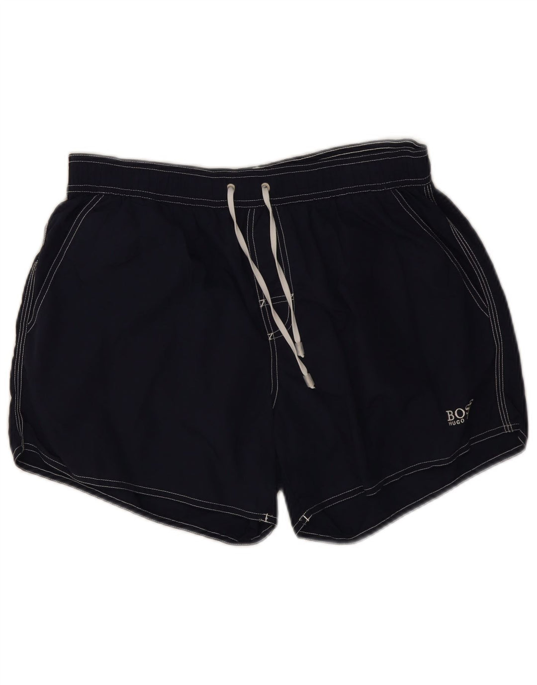 Hugo Boss Short de bain en polyamide bleu marine moyen