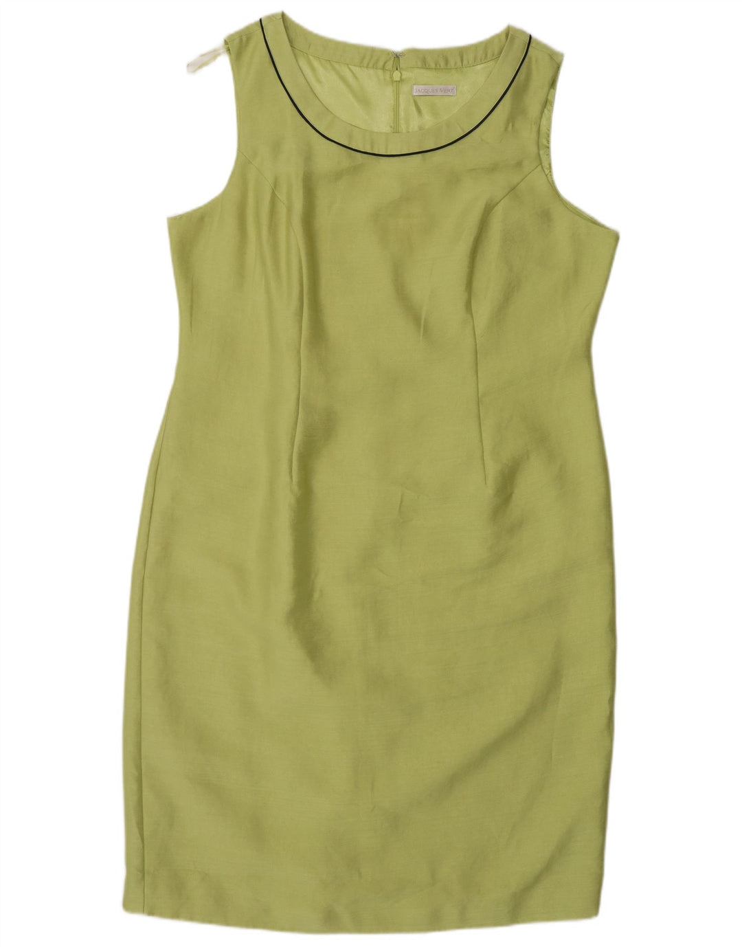 Jacques Vert Robe fourreau sans manches pour femme UK 18 XL Vert Polyester