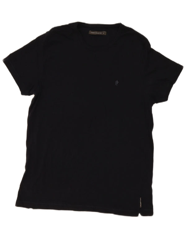 French Connection T-Shirt Homme Haut XL Noir Coton