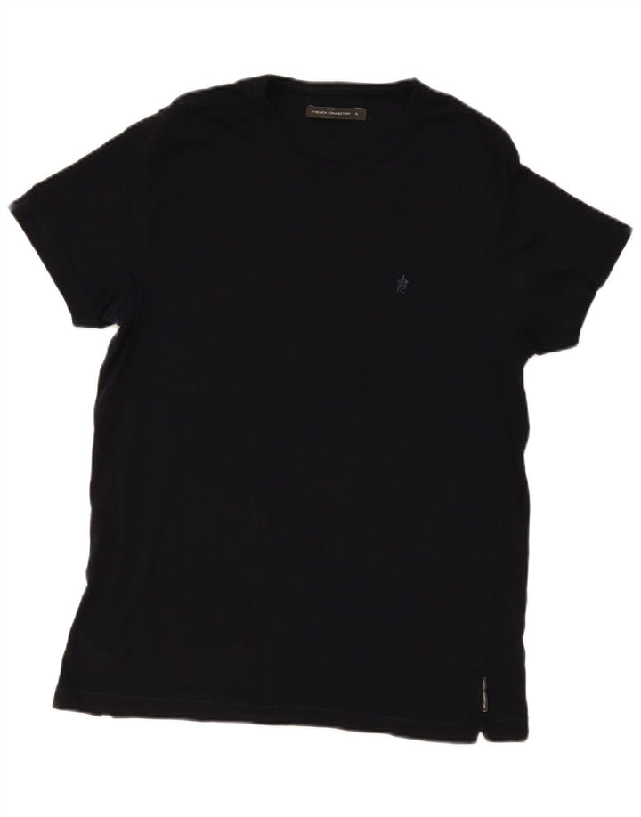 French Connection T-Shirt Homme Haut XL Noir Coton