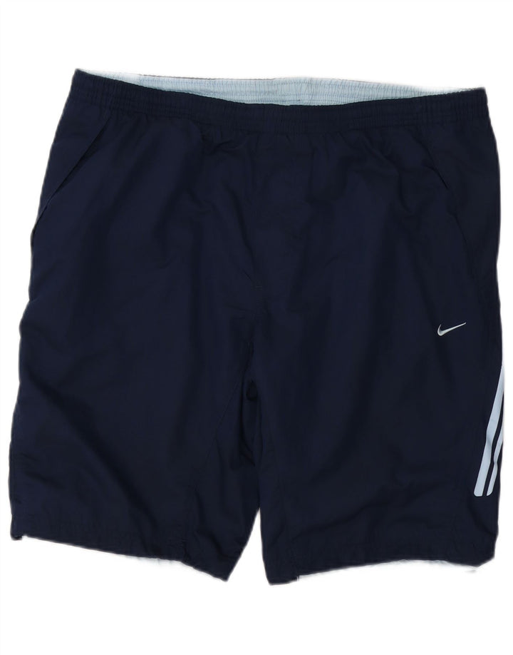 NIKE Short de sport pour hommes Grand bleu marine Polyester