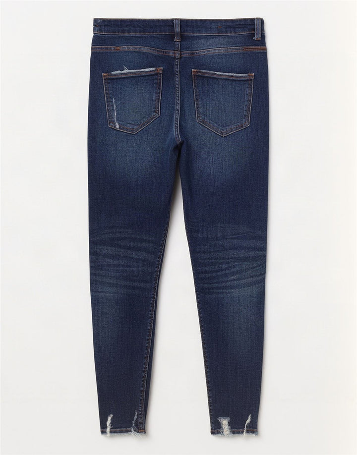 Zara Jean skinny vieilli pour homme EU 40 Medium W31 L28 Bleu