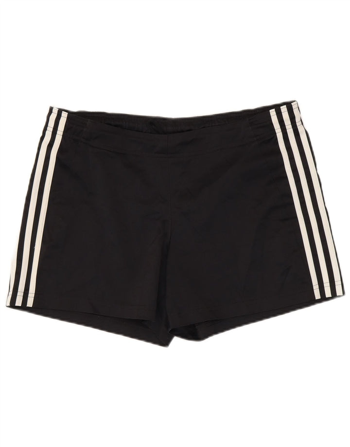 Adidas Short de sport pour femme UK 14 Large Noir Polyester