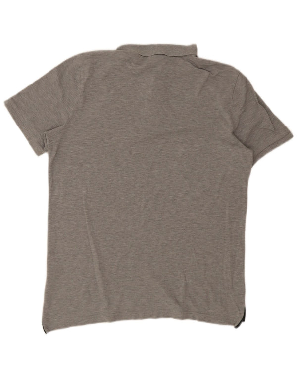 Nike Polo Homme Grand Gris Moucheté Coton