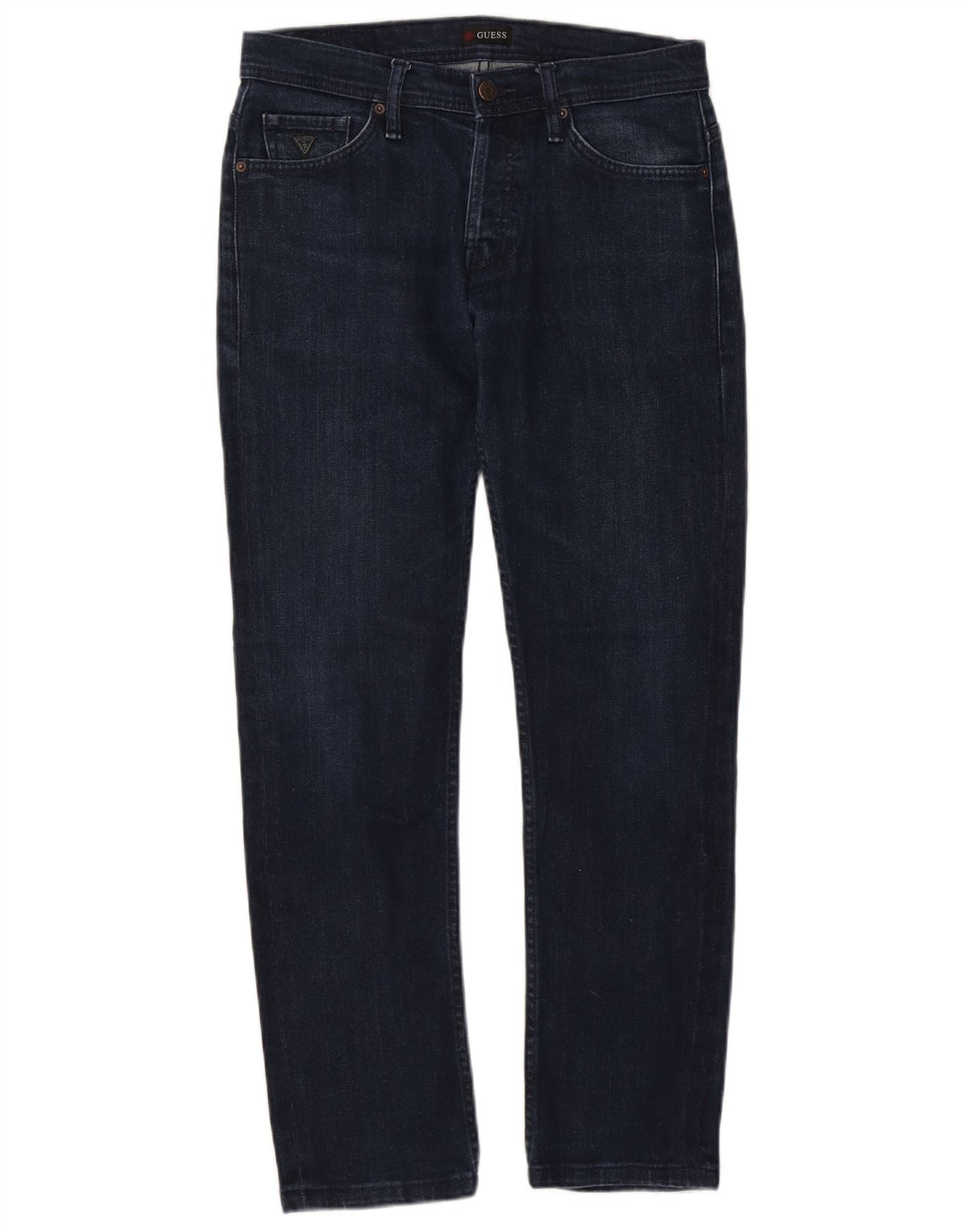 GUESS Jean Slim Homme W29 L28 Bleu Marine Coton