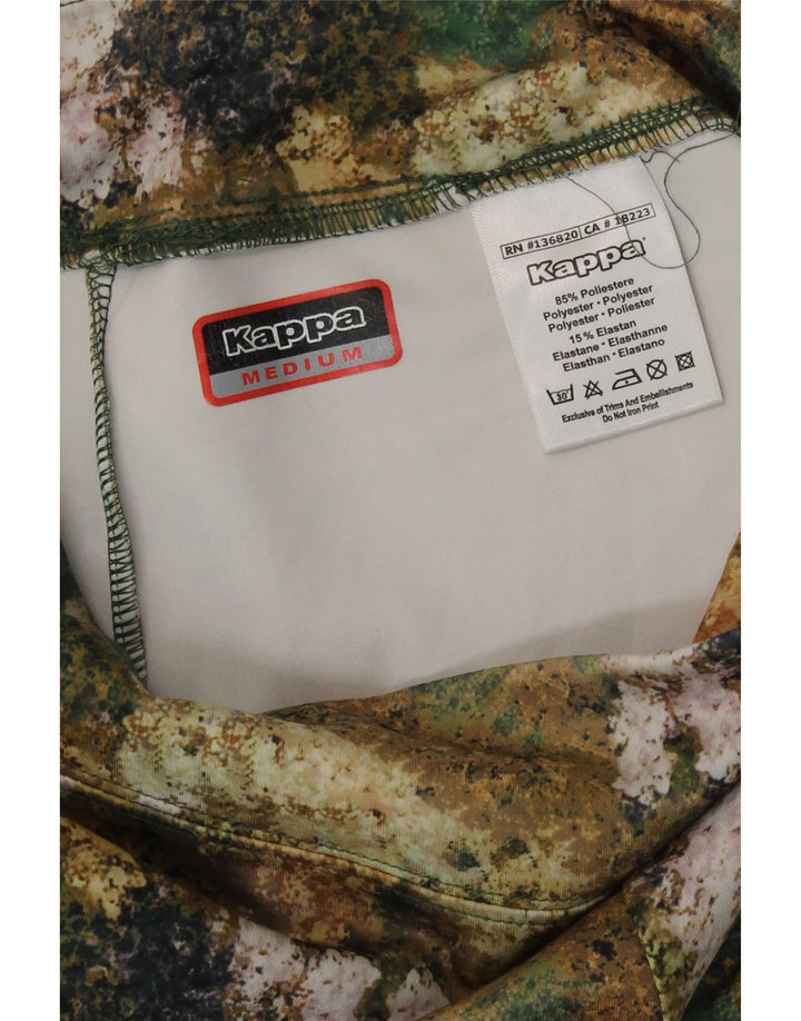 Kappa Leggings Femme UK 44 Medium Multicolore Camouflage Polyester