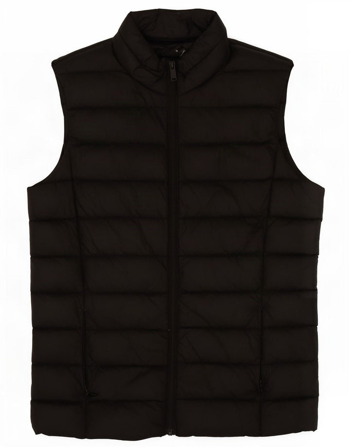 Marks & Spencer Gilet Rembourré UK 8 Small Femme Noir Polyamide