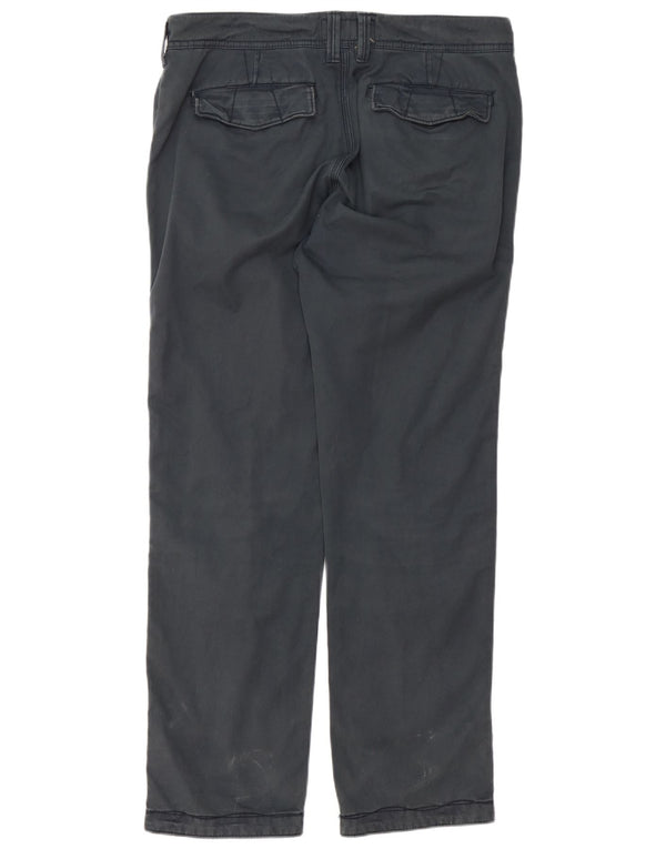 Fat Face Pantalon Chino Droit Homme W34 L31 Gris Coton