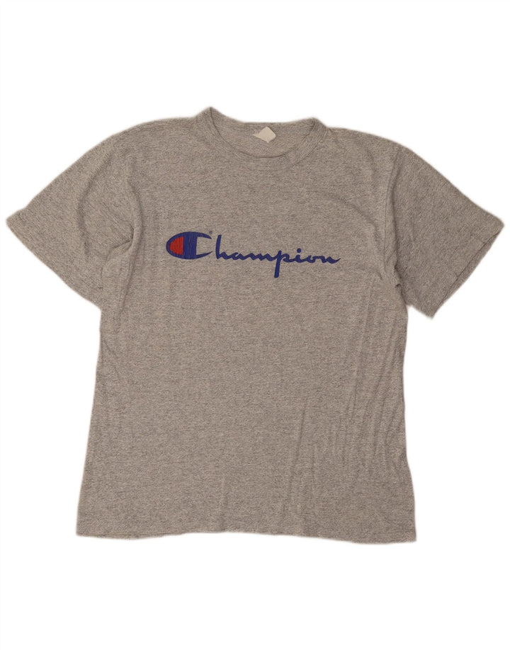 Champion T-Shirt Graphique Homme Grand Gris Moucheté