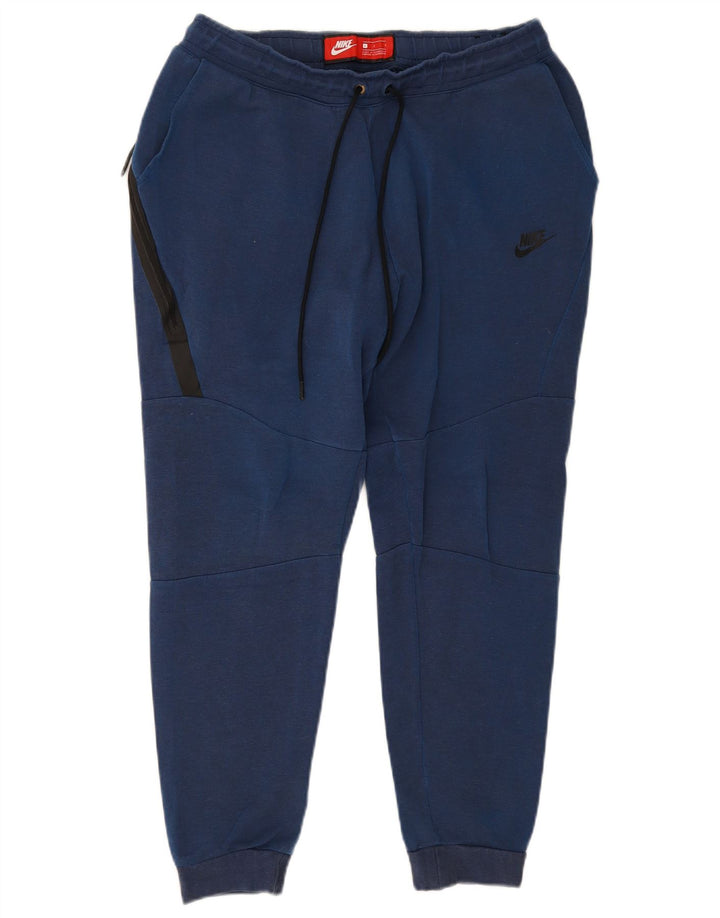 Nike Pantalon de survêtement pour homme en coton bleu Taille L