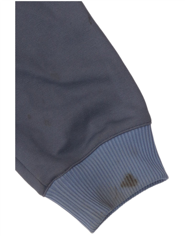 Adidas Veste de survêtement pour homme en coton rayé bleu marine Taille L