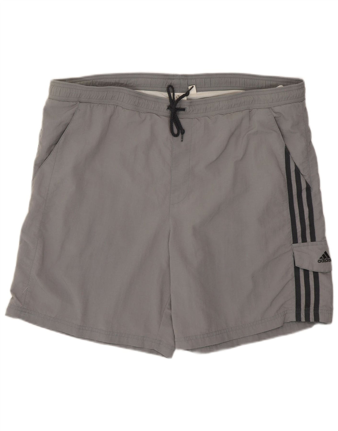 Adidas Short de bain homme grand gris polyamide