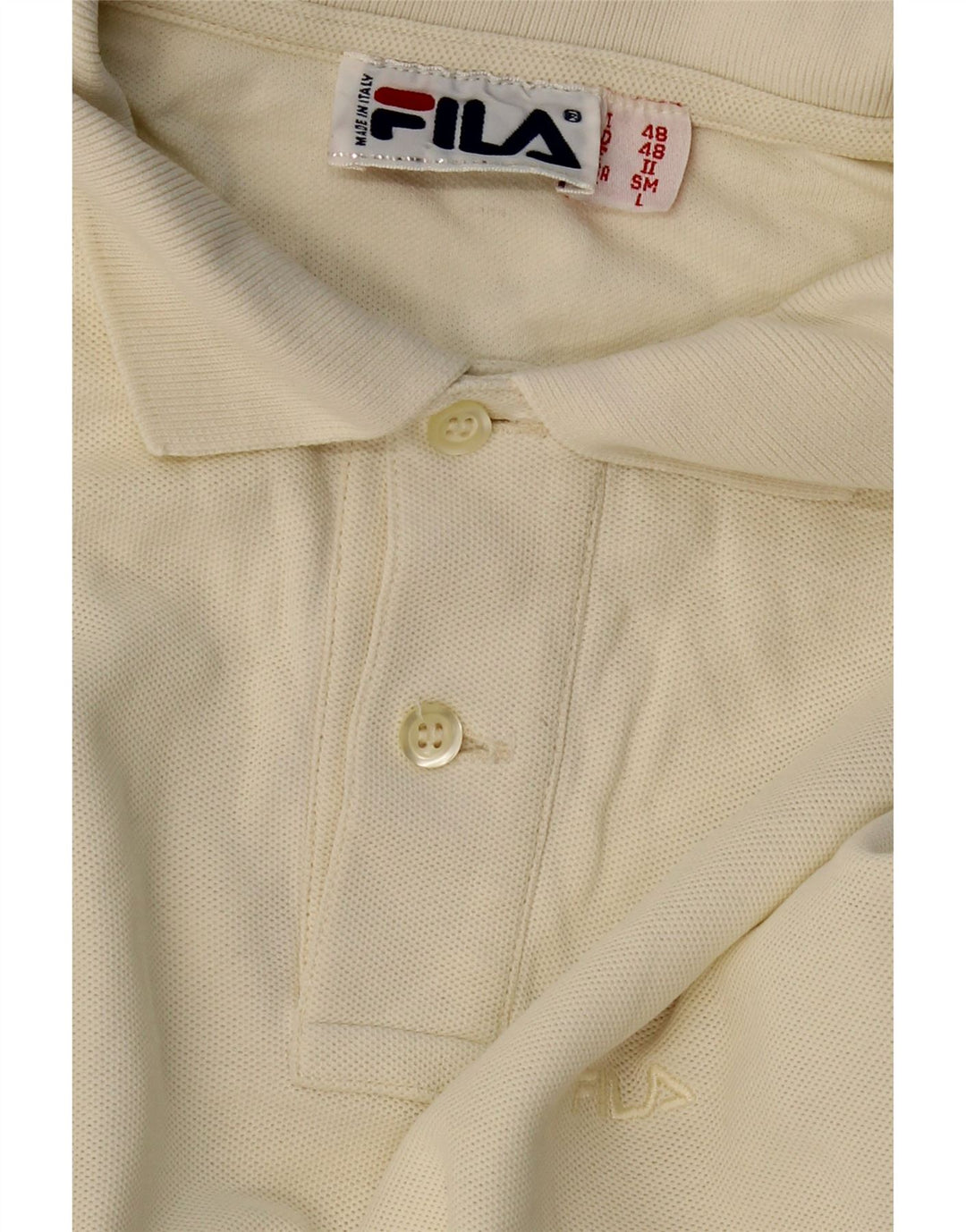 FILA Polo Homme IT 48 Beige Moyen