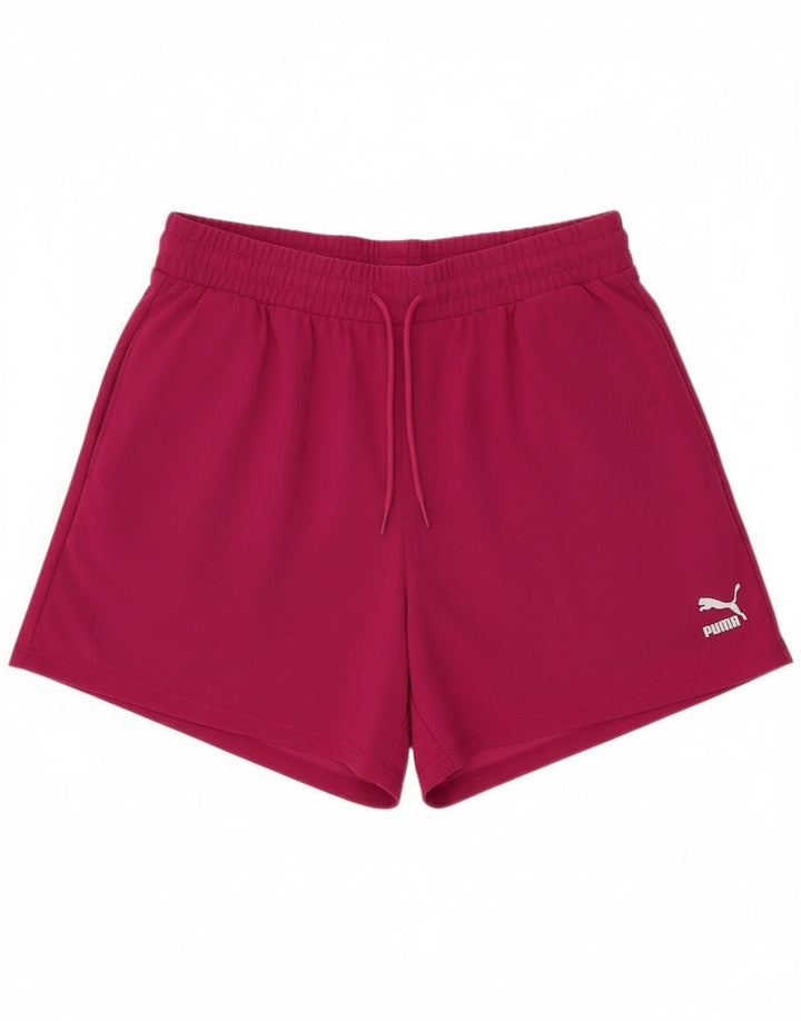 Puma Short de sport pour femme UK 14 Nylon rose moyen