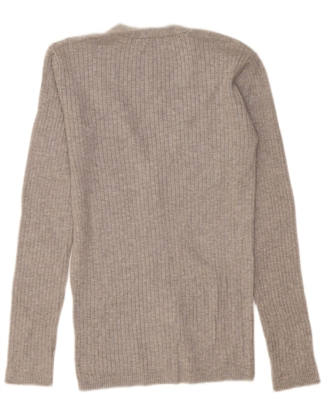 Zara Cardigan Femme Pull UK 14 Large Gris
