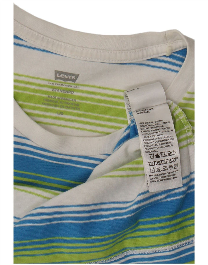 Levi's T-Shirt Standard Homme Multicolore Rayé Coton