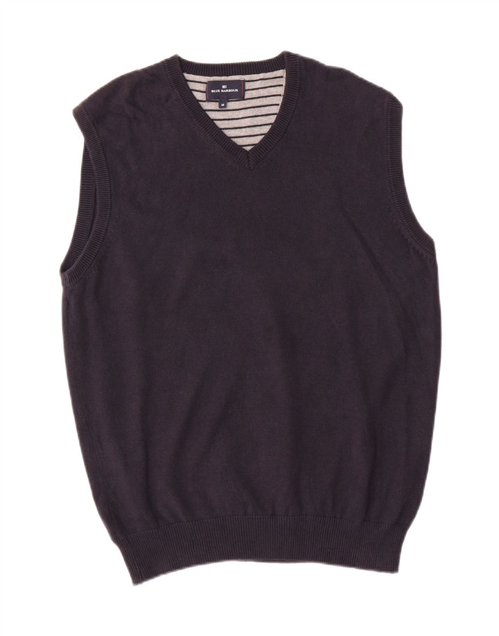 Marks & Spencer Débardeur Blue Harbor Vest Homme Bleu Marine Moyen Coton