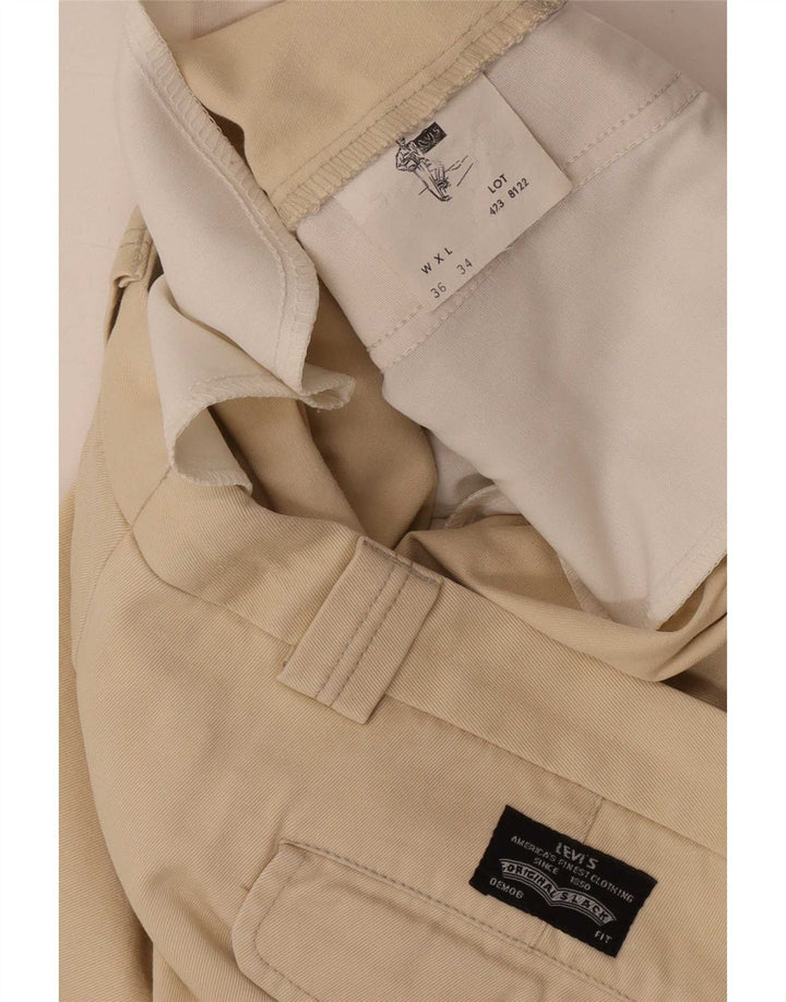 Levi's Pantalon Chino Regular Homme W36 L30 Beige Coton