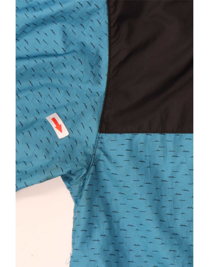 The North Face Veste de pluie à capuche pour homme Small Bleu Polyester