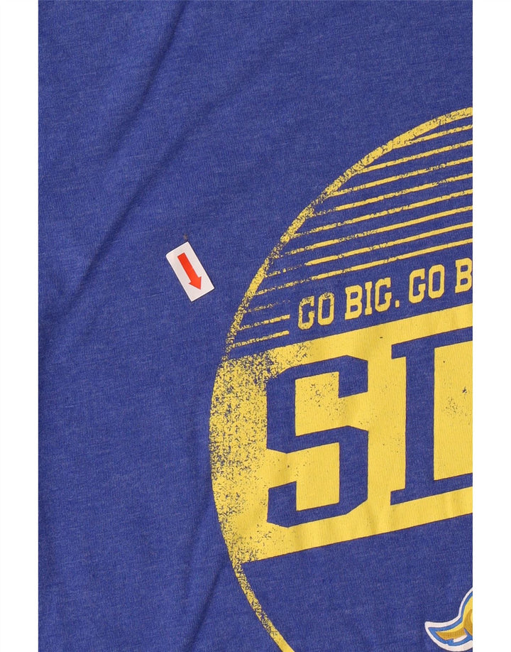Russell Athletic T-Shirt Graphique Homme Bleu Moyen Coton