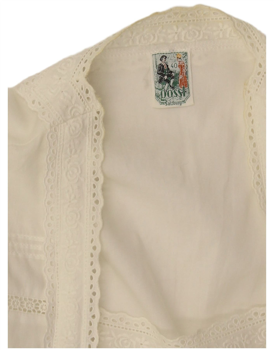 Gossl Cardigan à manches courtes pour femme EU 40 Medium Blanc Floral