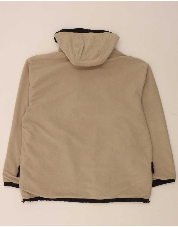 Kappa Veste réversible à capuche pour homme UK 40 Large Bleu marine Polyester