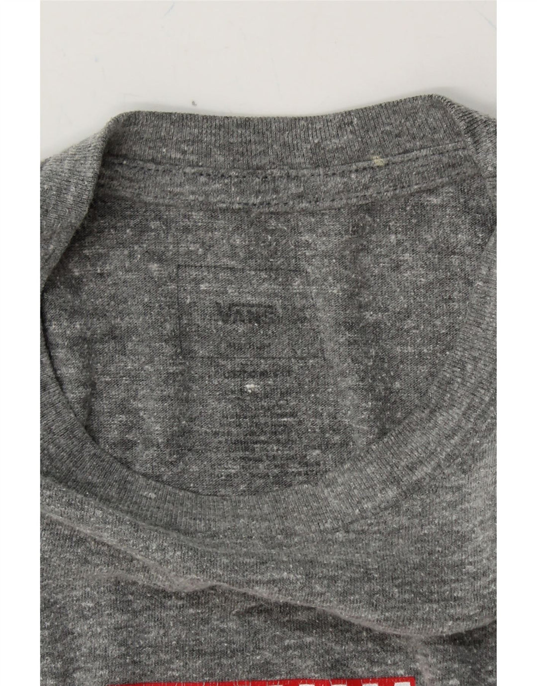 VANS Mens Graphic T-Shirt Top Medium Grey Flecked Vintage Vans and Second-Hand Vans from Messina Hembry 