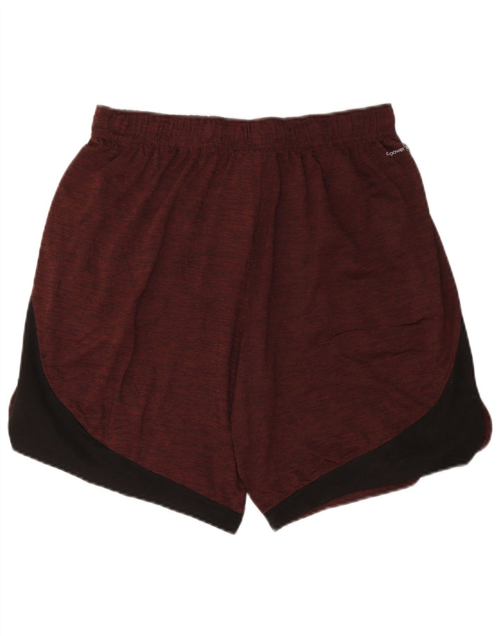 Russell Athletic Short de Sport Dri Fit Homme Marron Moyen Colorblock