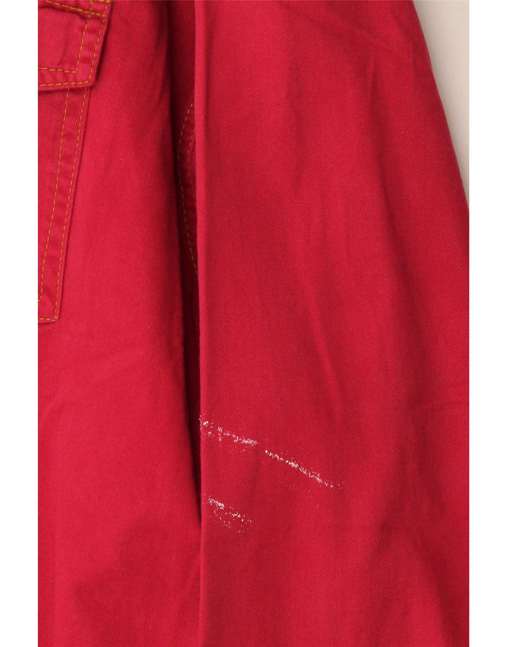 Chemise en jean vintage pour homme XL Rouge