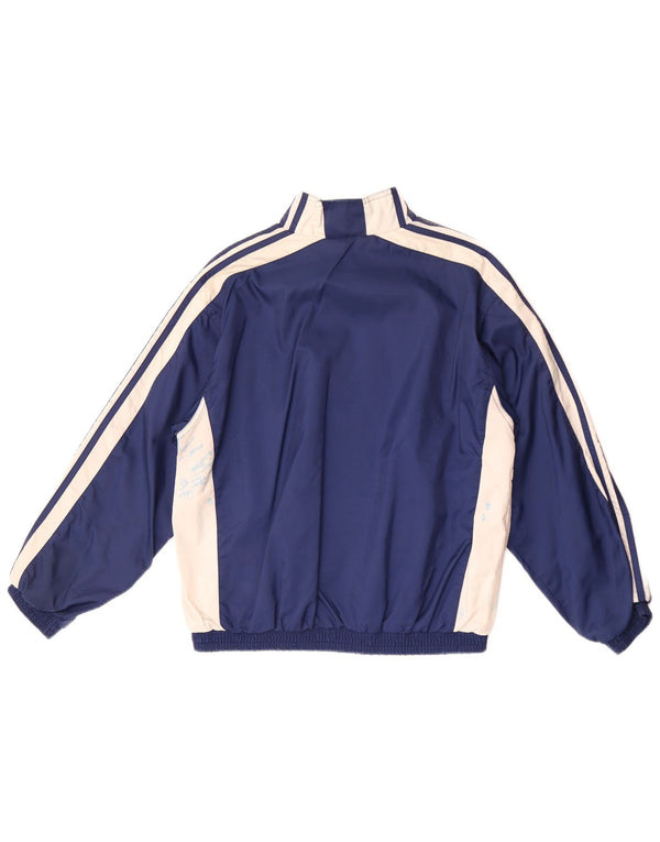 Adidas Veste de Survêtement Garçon 14-15 Ans Large Bleu Marine Colorblock