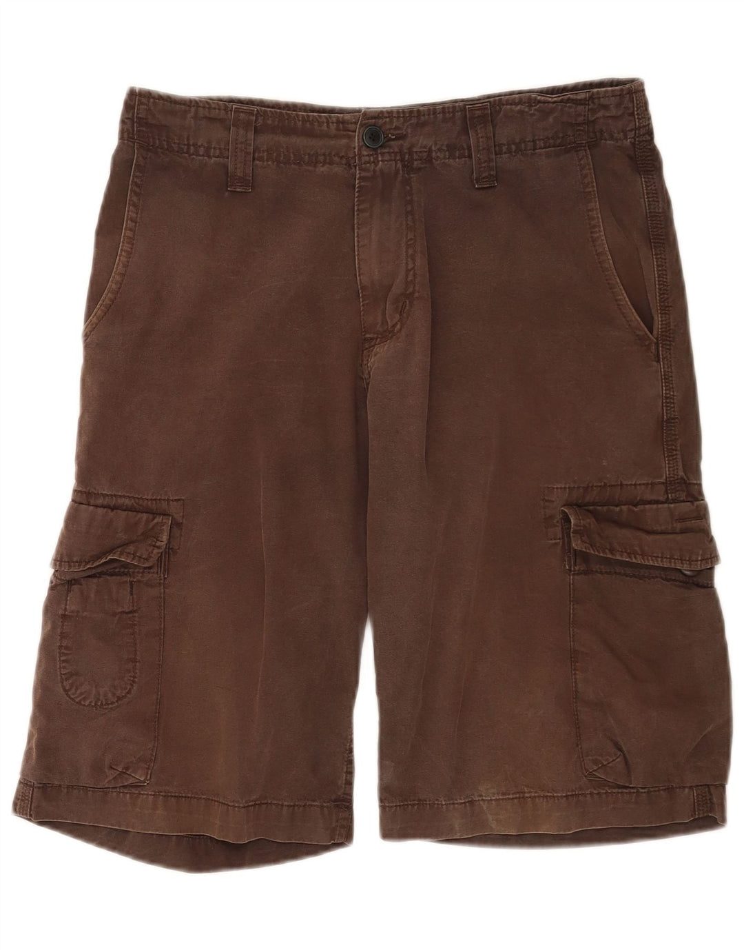 Carhartt Bermuda Cargo Homme W30 Coton Marron Moyen