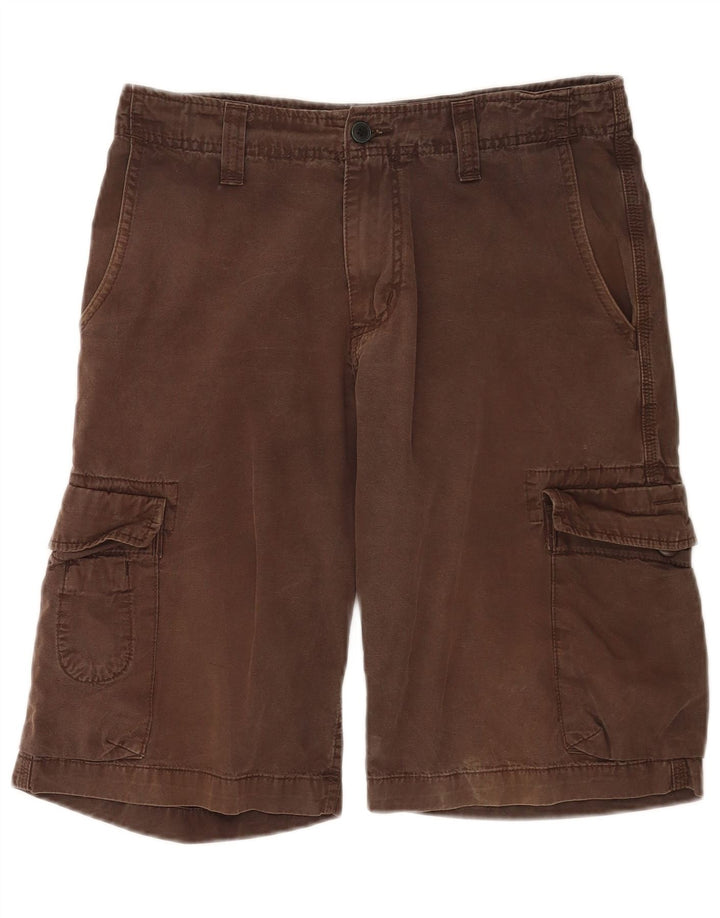 Carhartt Bermuda Cargo Homme W30 Coton Marron Moyen