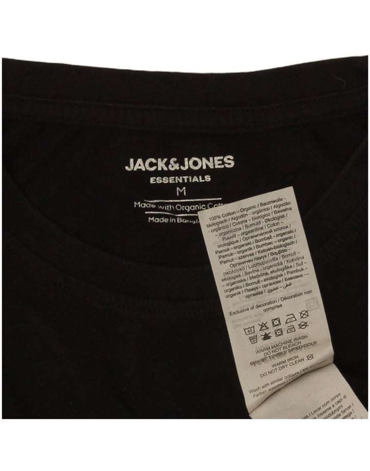 Jack & Jones T-Shirt Homme Noir Moyen Coton