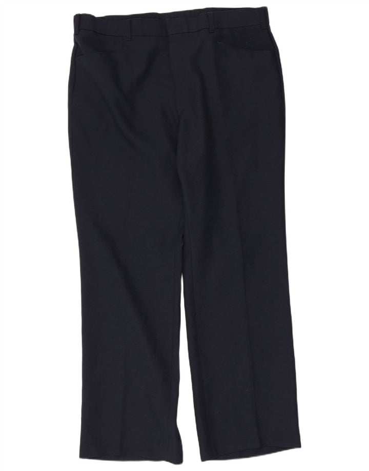 LEVI'S Pantalon Casual Action Slacks Droit Homme W38 L30 Bleu Marine