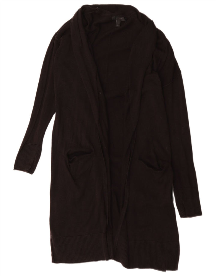 J. Crew Cardigan long surdimensionné pour femme UK 10 Petit Noir