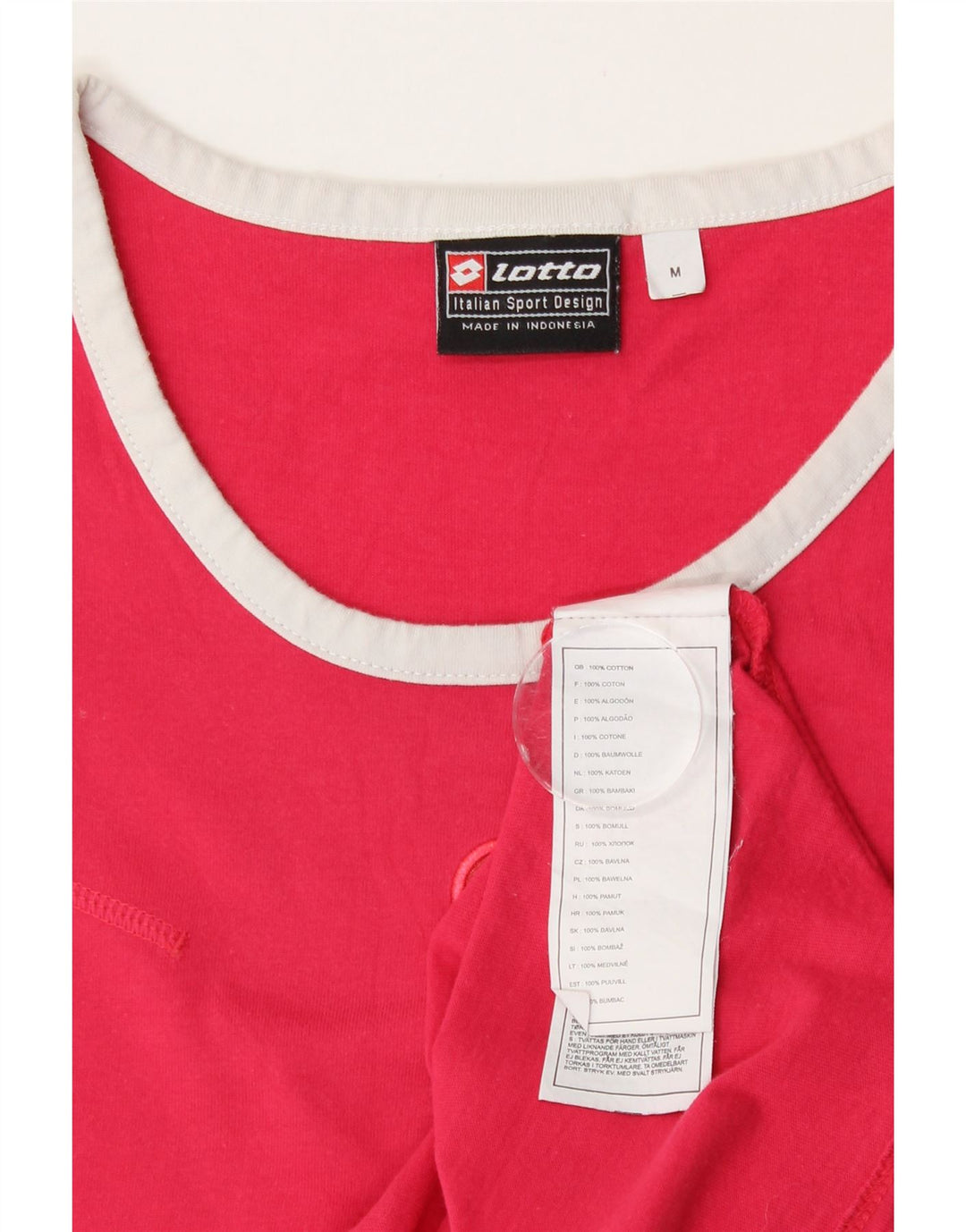 Lotto Débardeur Femme UK 12 Coton Rose Moyen