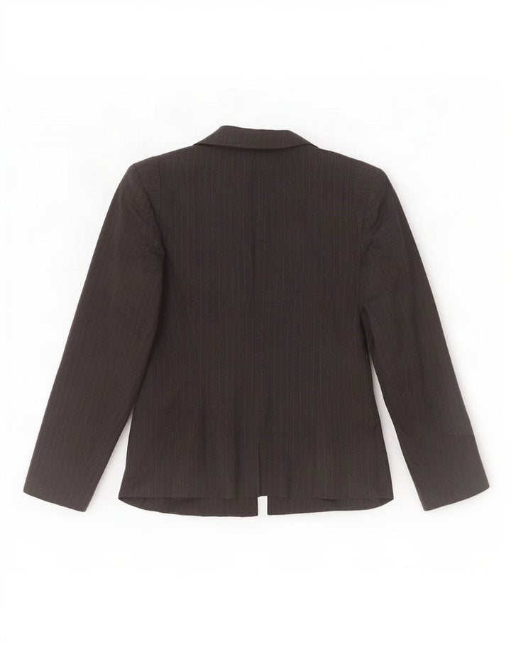 Phase Eight Veste blazer 1 bouton pour homme UK 12 Gris moyen à fines rayures
