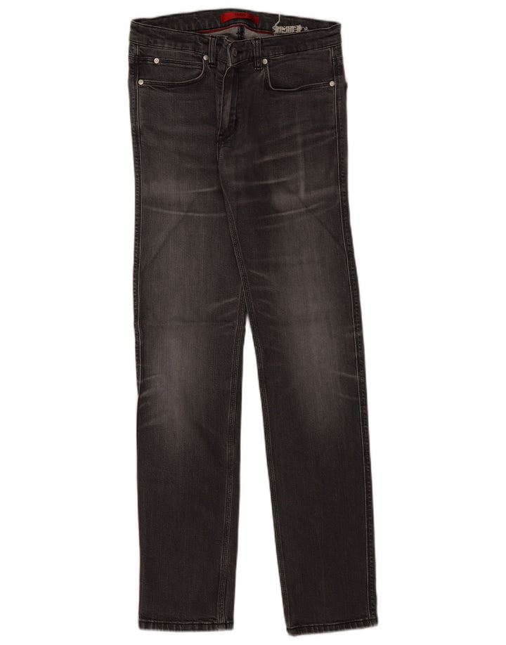 Hugo Boss Jean Slim W30 L32 Gris Coton Homme