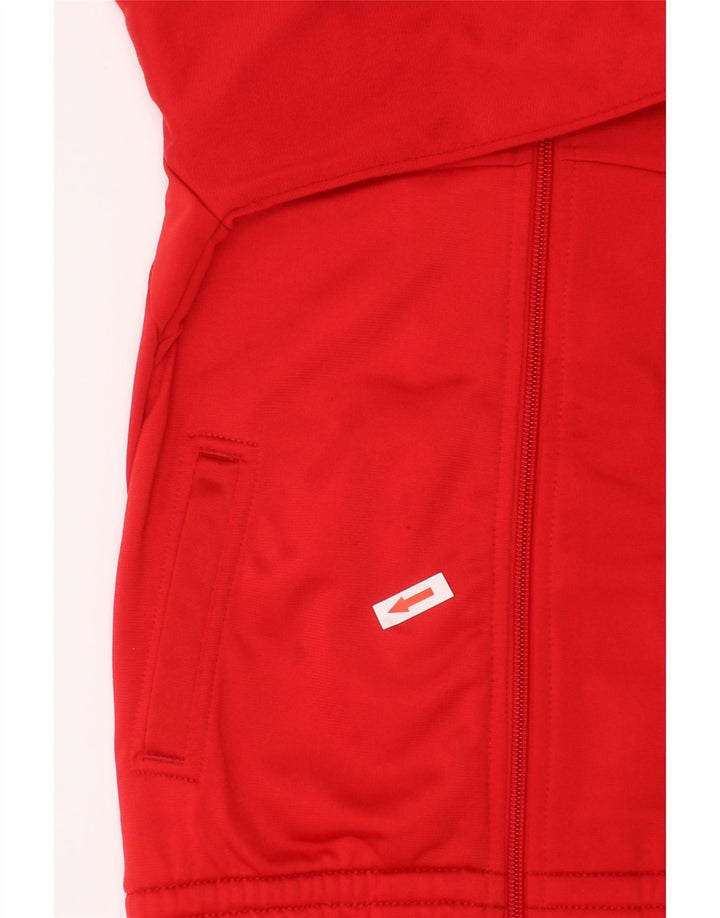 ADIDAS Veste de Survêtement Fille 5-6 Ans Rouge Polyester