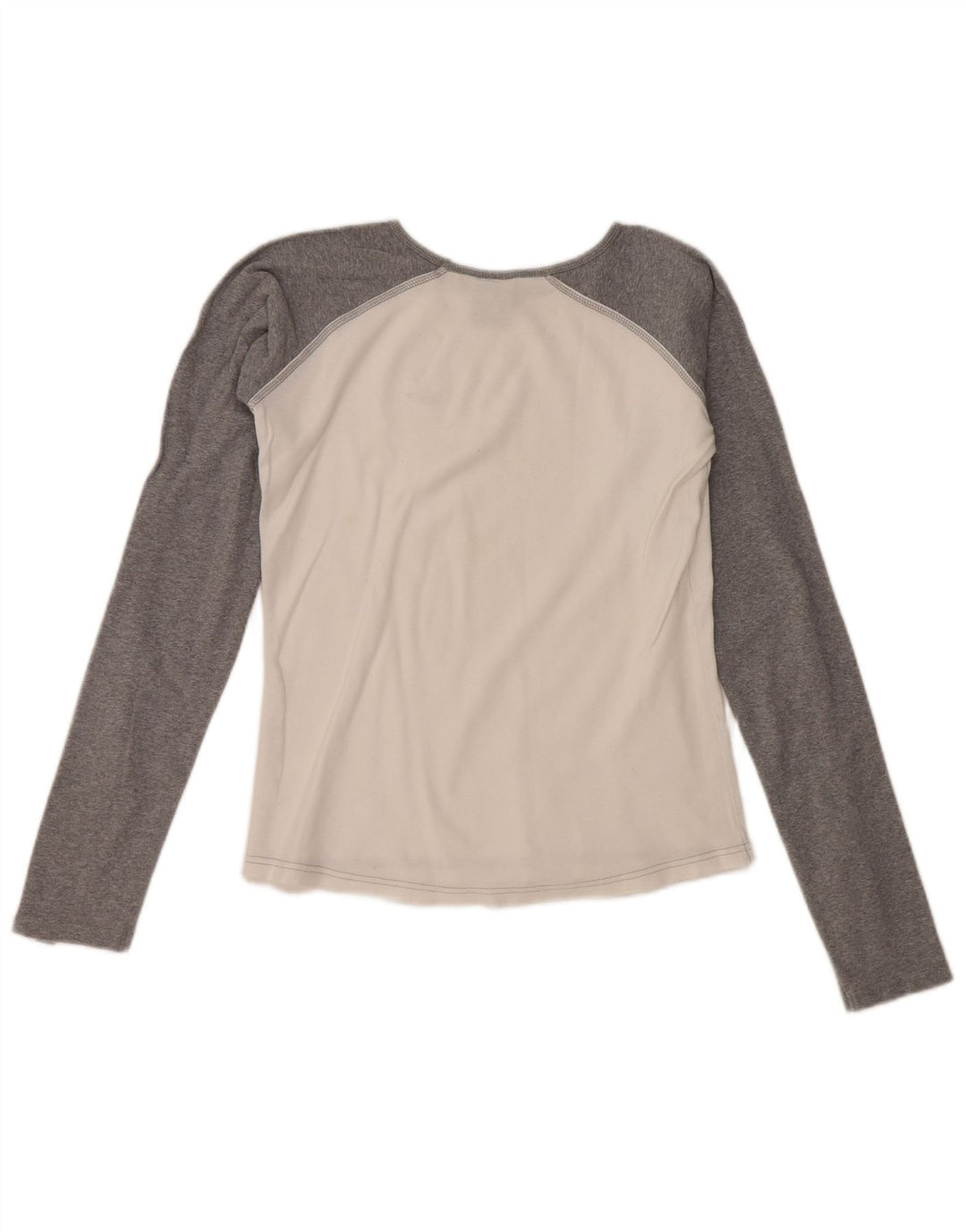 NIKE Haut à manches longues pour femme UK 10/12 Medium White Colourblock