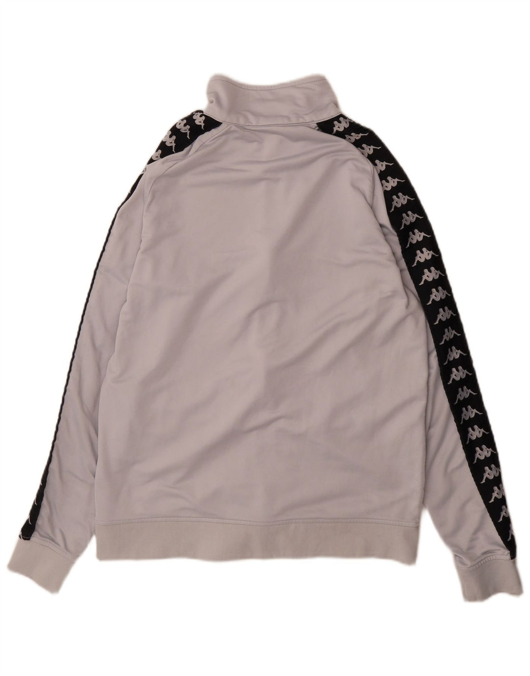Kappa Veste de survêtement graphique pour femme UK 16 Large Gris Colorblock