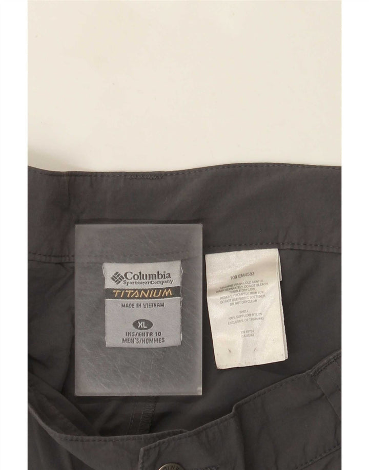 Columbia Short Cargo Titanium Homme XL W40 Gris Nylon