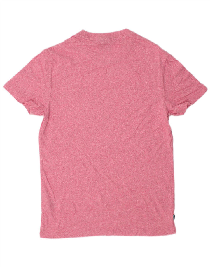 SUPERDRY T-Shirt Homme Top Petit Rose Coton