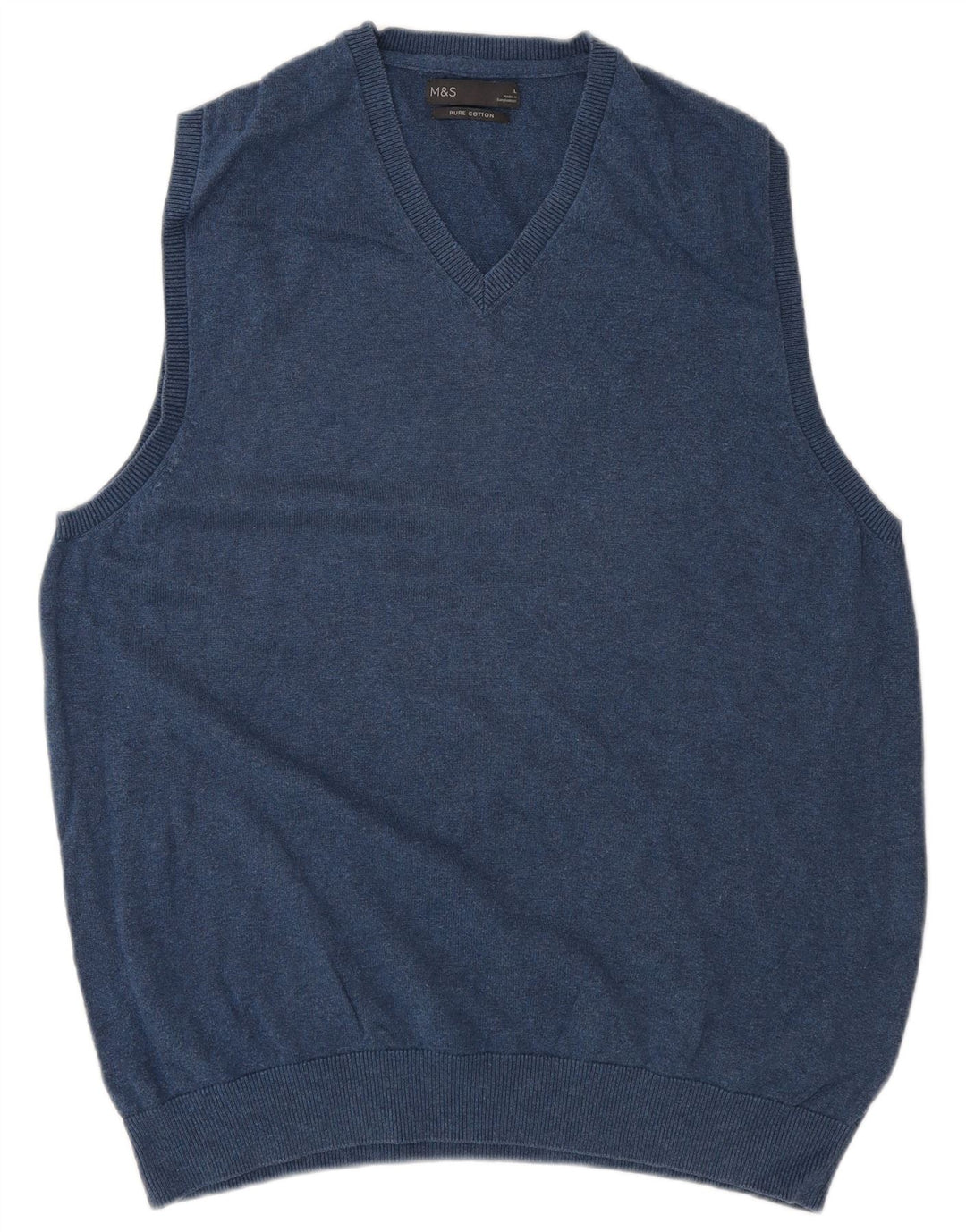 Marks & Spencer Débardeur pour homme en coton bleu marine Taille L