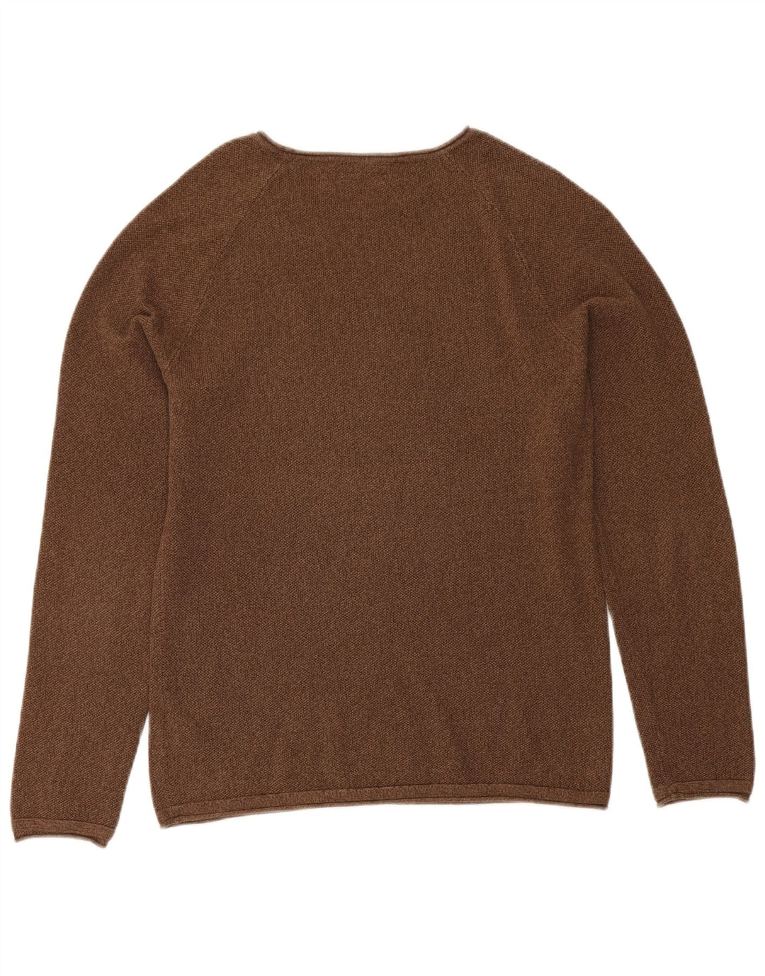 Jack & Jones Pull Col Bateau Homme Marron Moyen Coton